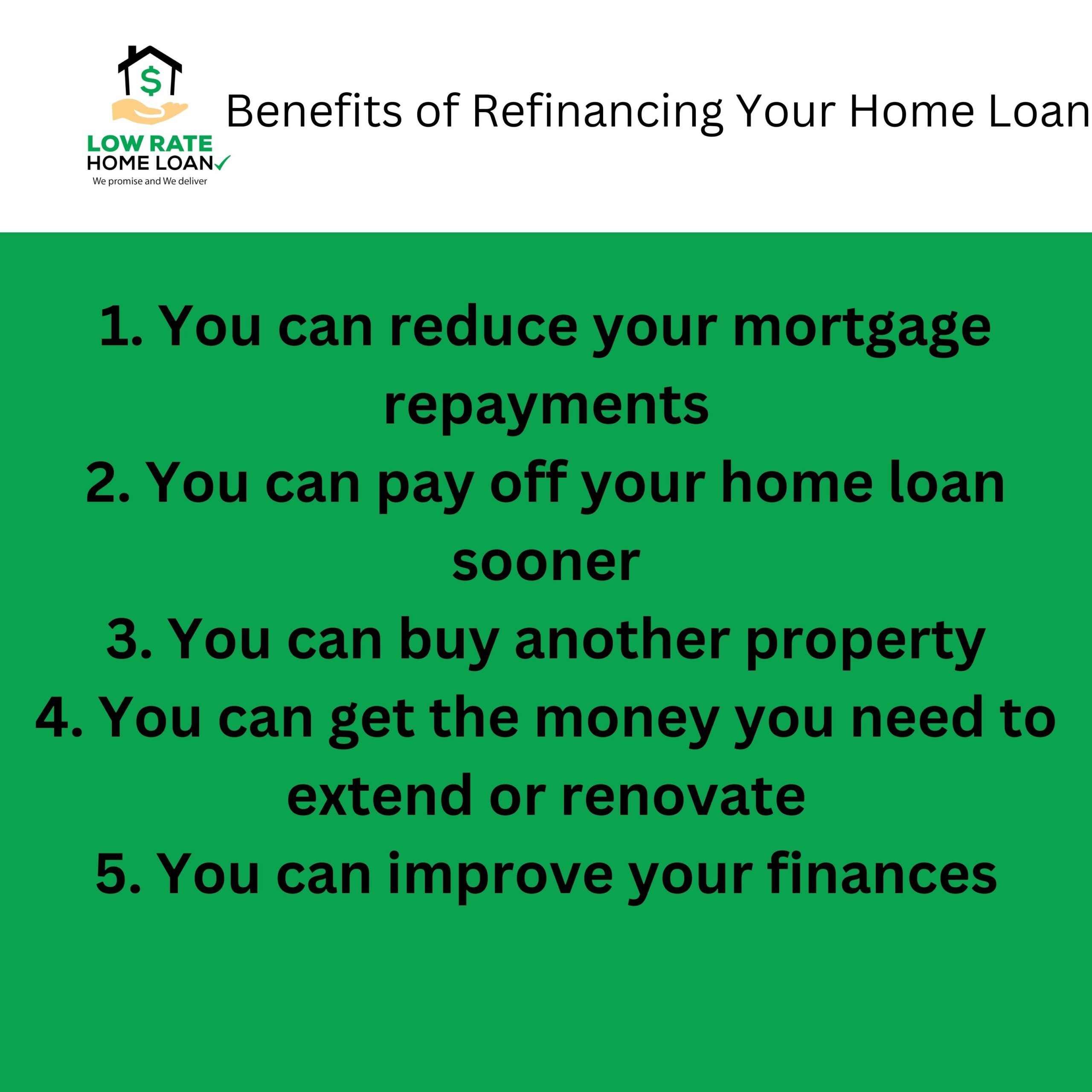 5 Benefits of Refinancing Your Home Loan